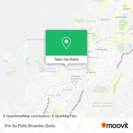 Por Su Pollo Broaster map