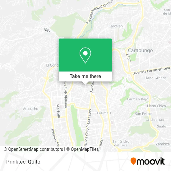 Prinktec map