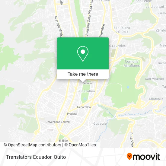 Translators Ecuador map
