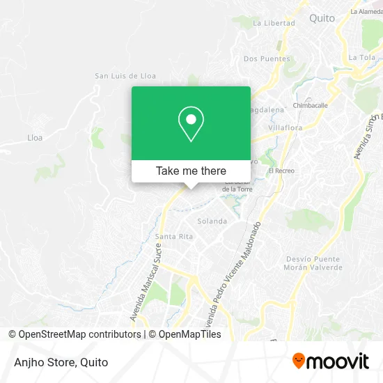 Anjho Store map