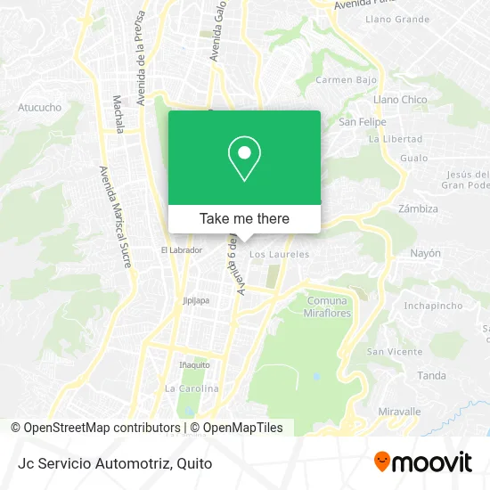 Jc Servicio Automotriz map