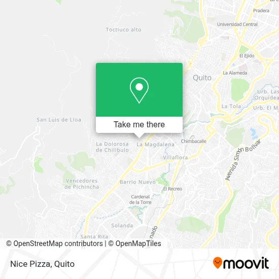 Nice Pizza map