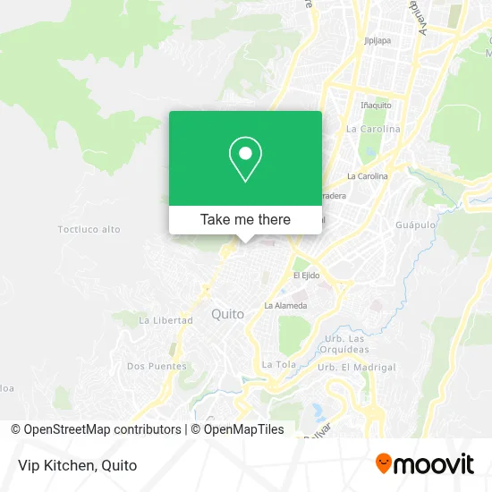 Vip Kitchen map
