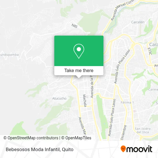 Bebesosos Moda Infantil map