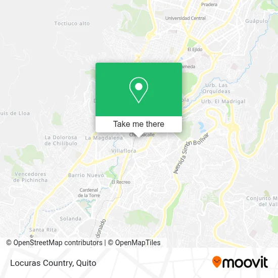 Locuras Country map