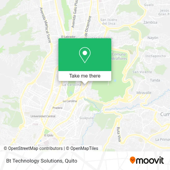 Bt Technology Solutions map