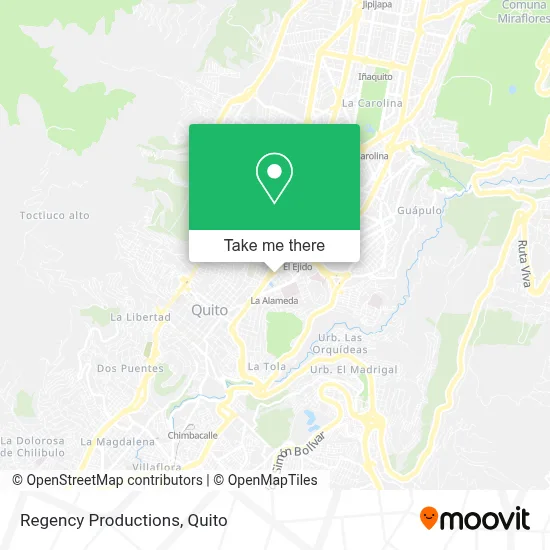 Regency Productions map