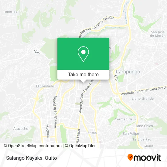 Salango Kayaks map