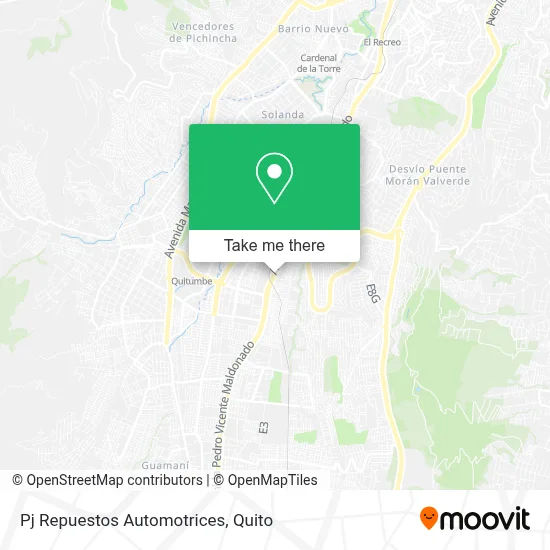 Pj Repuestos Automotrices map