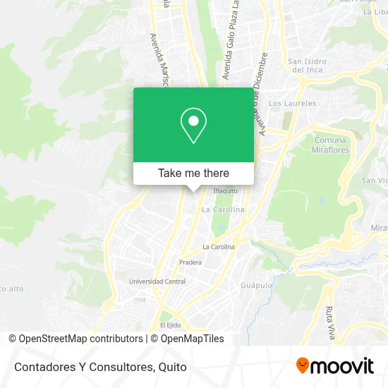 Contadores Y Consultores map