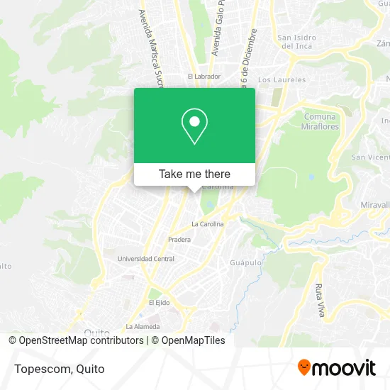 Topescom map