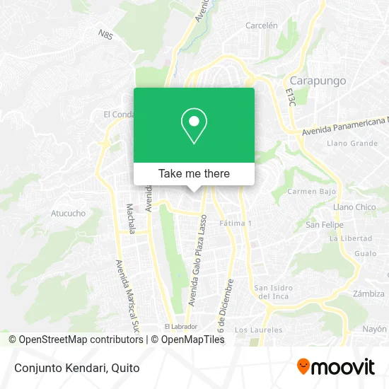 Conjunto Kendari map