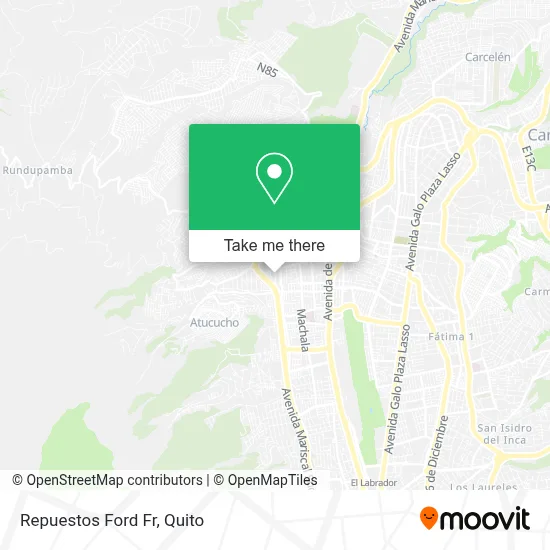Repuestos Ford Fr map