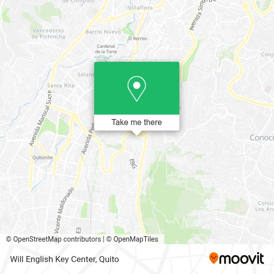 Will English Key Center map