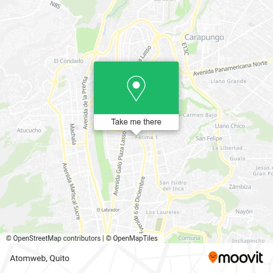 Atomweb map
