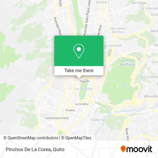 Pinchos De La Corea map