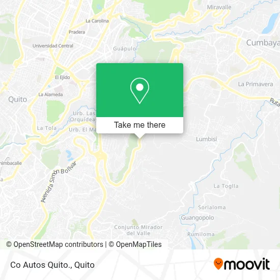 Co Autos Quito. map