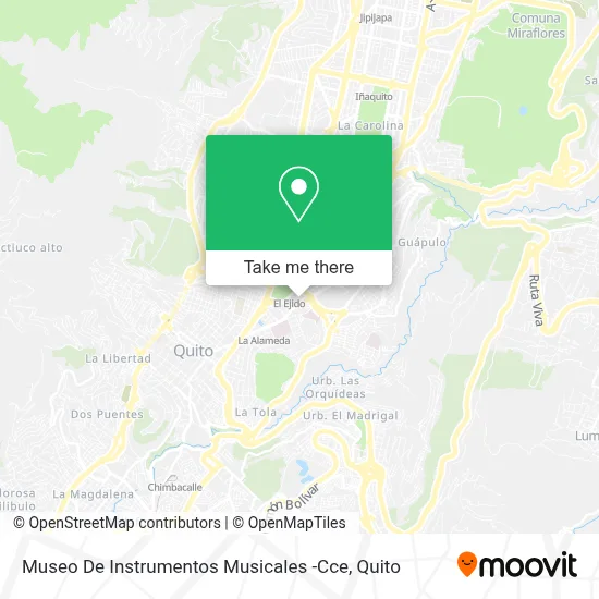 Museo De Instrumentos Musicales -Cce map