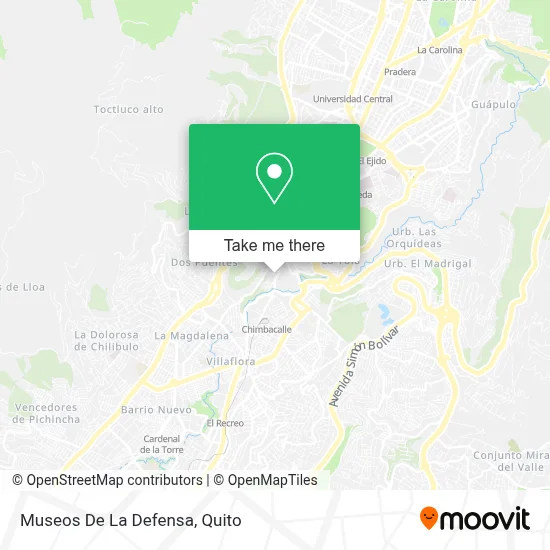 Museos De La Defensa map