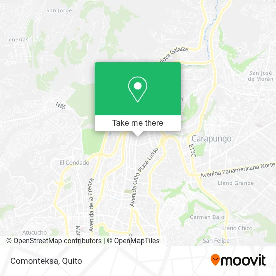 Comonteksa map