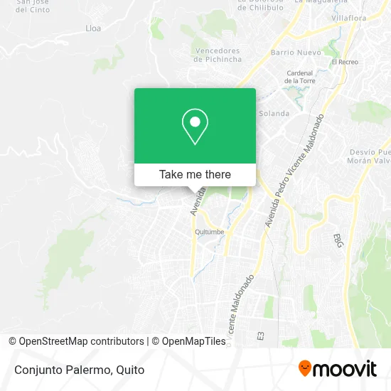 Conjunto Palermo map