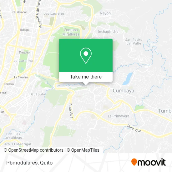Pbmodulares map