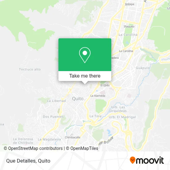 Que Detalles map
