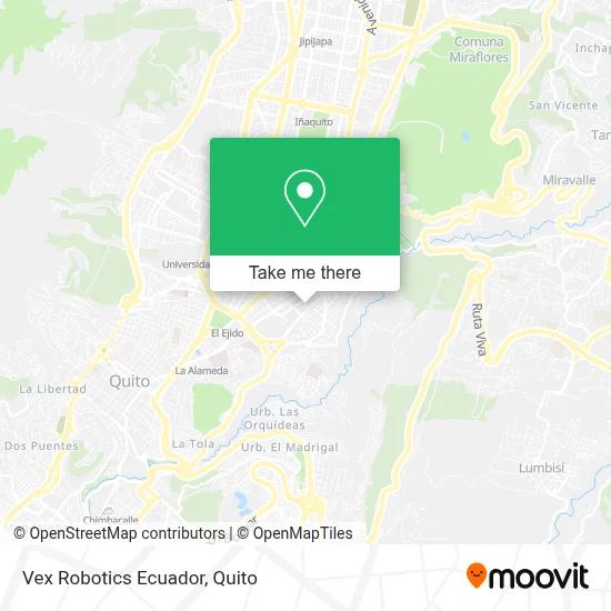 Vex Robotics Ecuador map