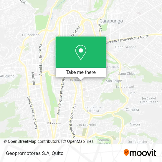 Geopromotores S.A map