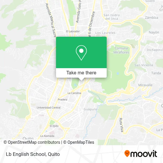 Lb English School map