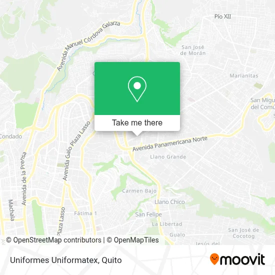 Uniformes Uniformatex map