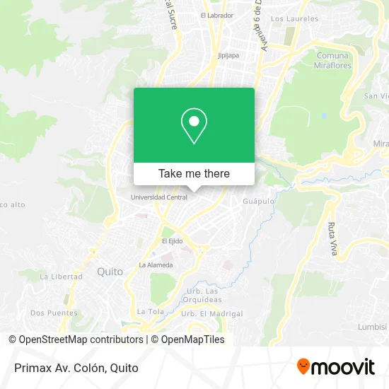 Primax Av. Colón map