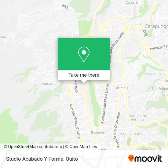 Studio Acabado Y Forma map
