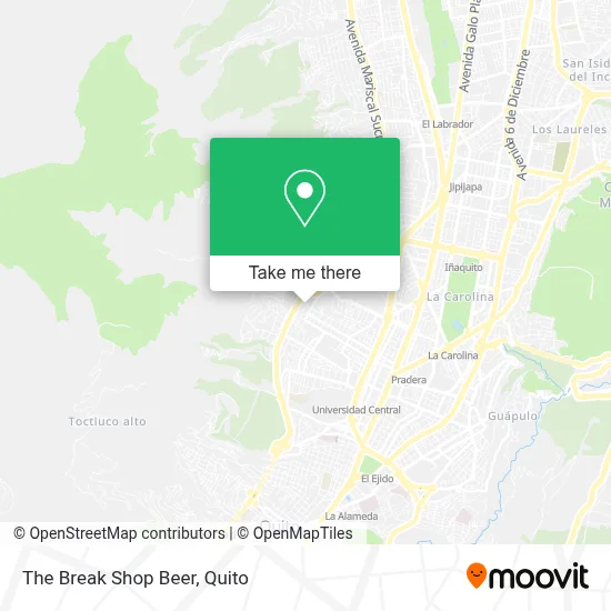 The Break Shop Beer map