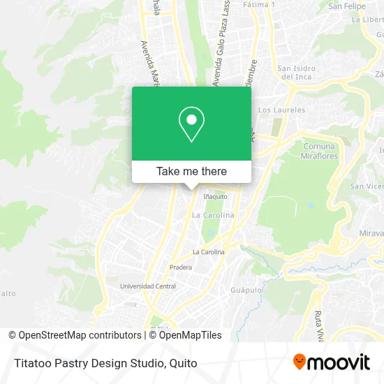 Titatoo Pastry Design Studio map