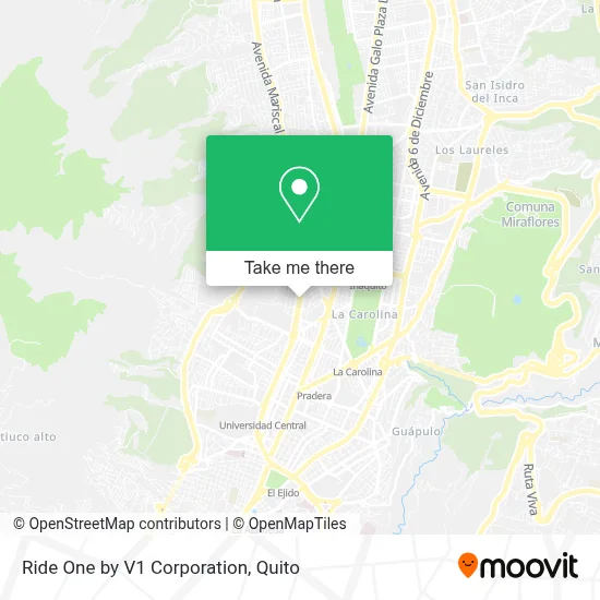 Ride One by V1 Corporation map