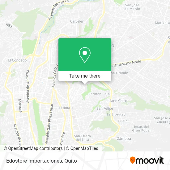 Edostore Importaciones map