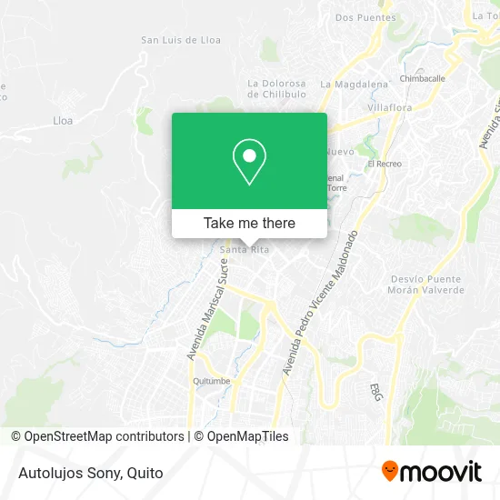 Autolujos Sony map
