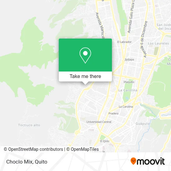 Choclo Mix map