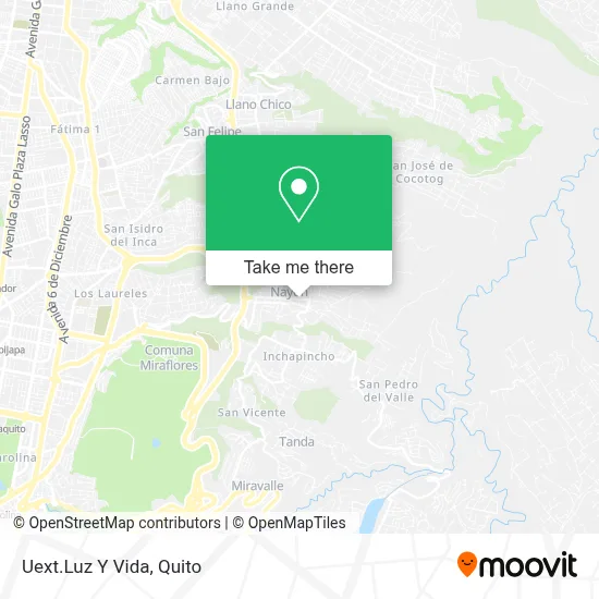 Uext.Luz Y Vida map