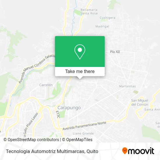 Tecnologia Automotriz Multimarcas map