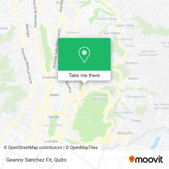 Geanny Sanchez Fit map