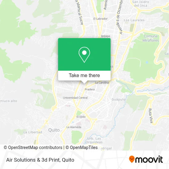 Air Solutions & 3d Print map
