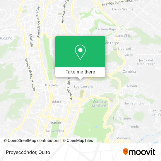 Proyeccóndor map