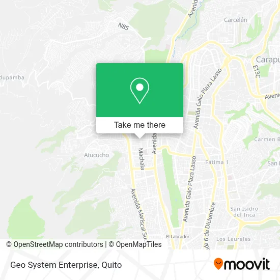 Geo System Enterprise map