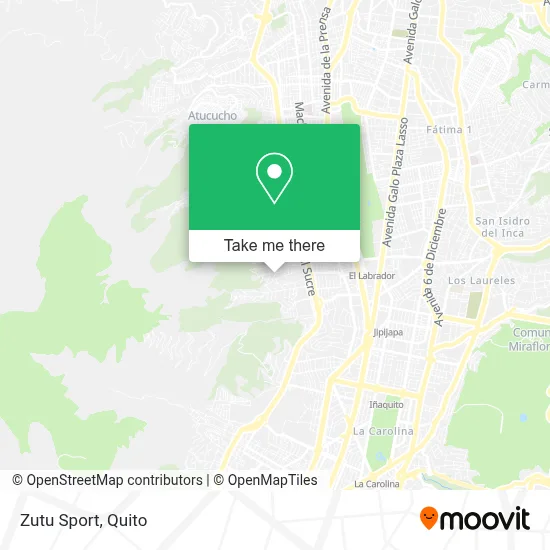 Zutu Sport map