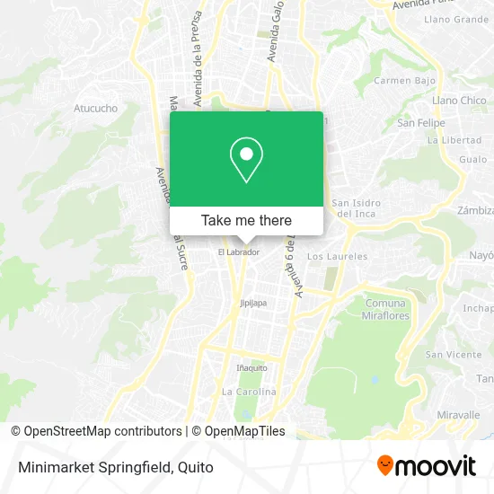 Minimarket Springfield map