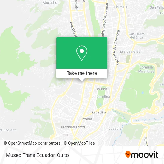 Museo Trans Ecuador map