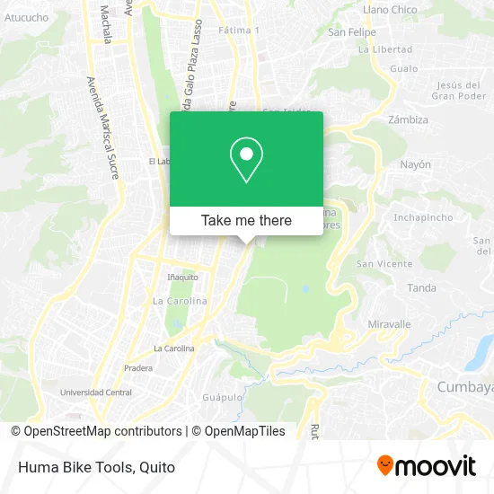 Huma Bike Tools map