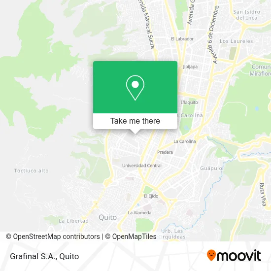 Grafinal S.A. map